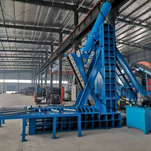 Tire cutting machine